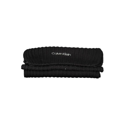 Black Cotton Scarf