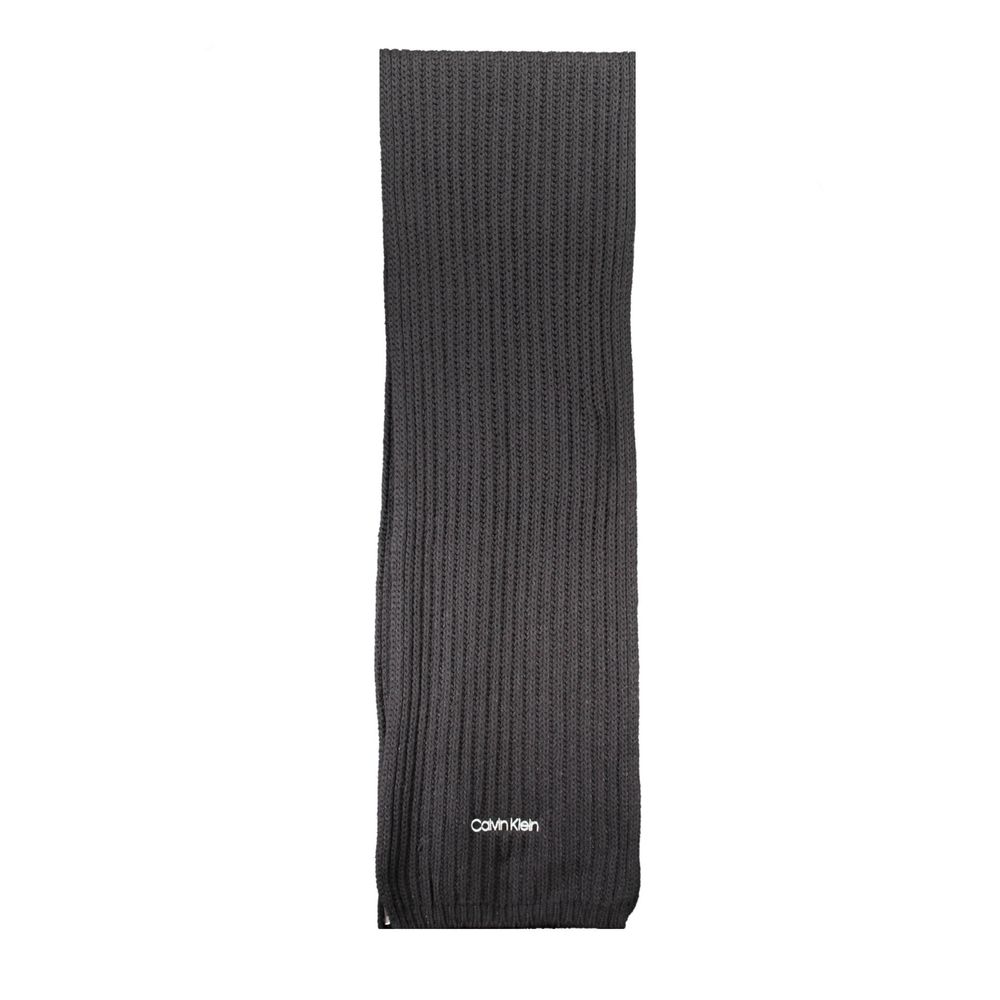 Black Cotton Scarf