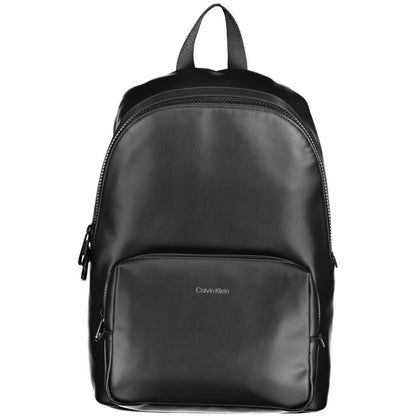 Black Polyester Backpack