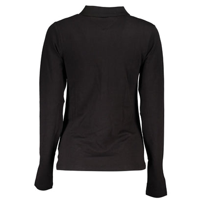 Polo de algodón negro