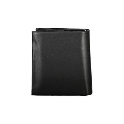 Cartera de poliéster negra
