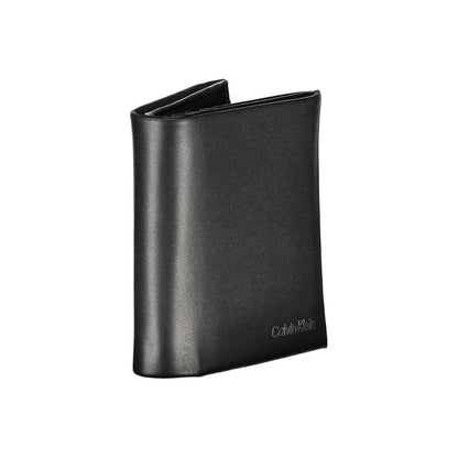 Cartera de poliéster negra