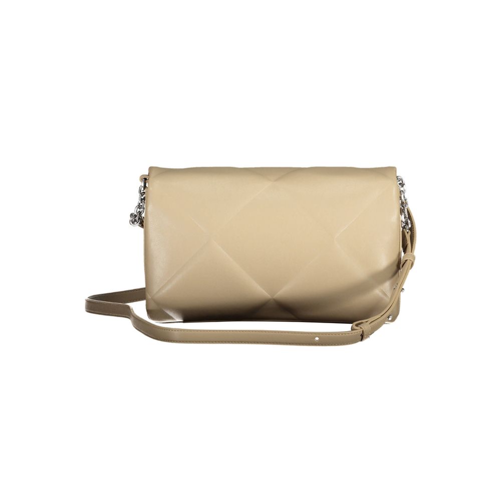 Bolso de poliéster beige
