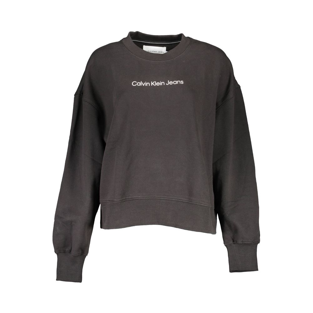 Black Cotton Sweater
