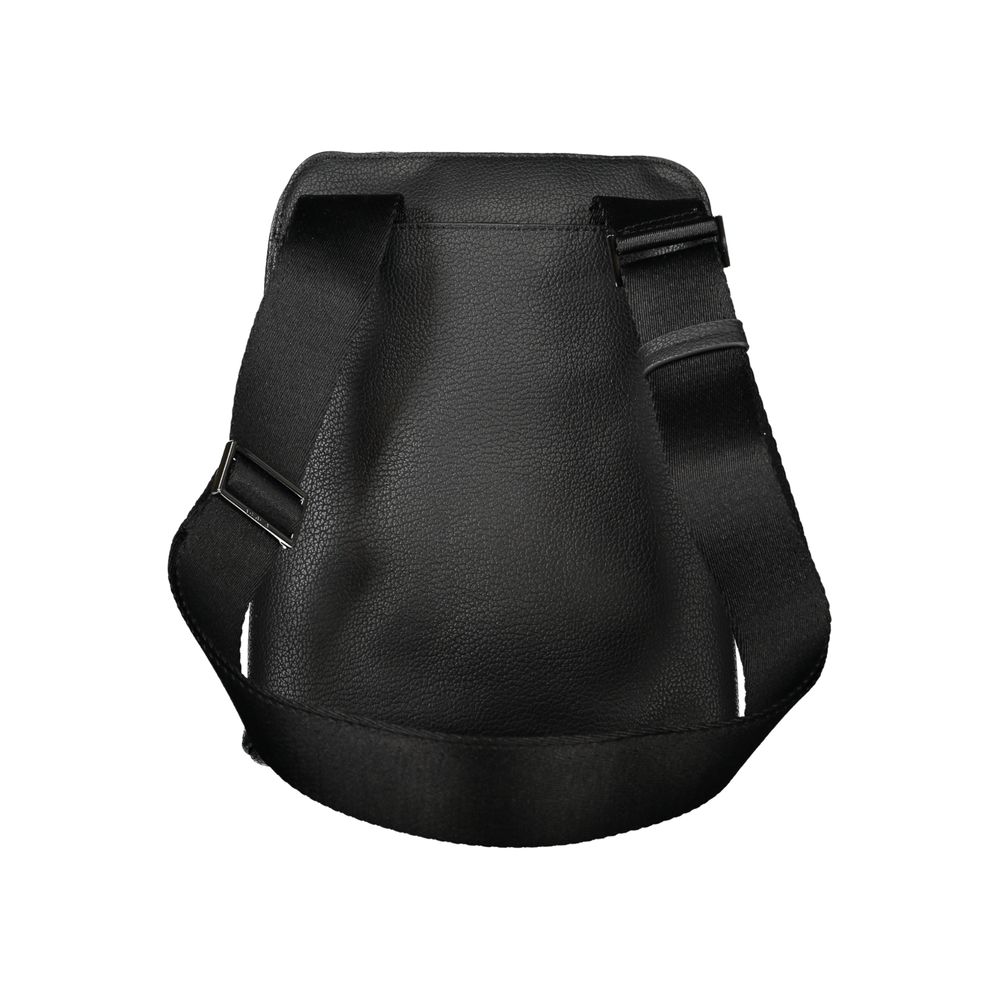 Bolso bandolera de poliéster negro