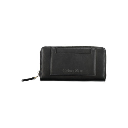 Cartera de poliéster negra