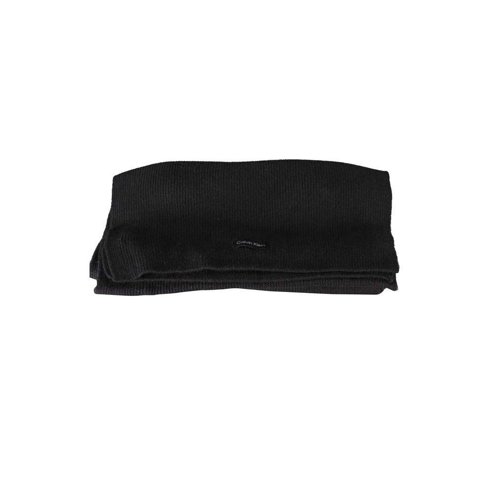 Black Cotton Scarf