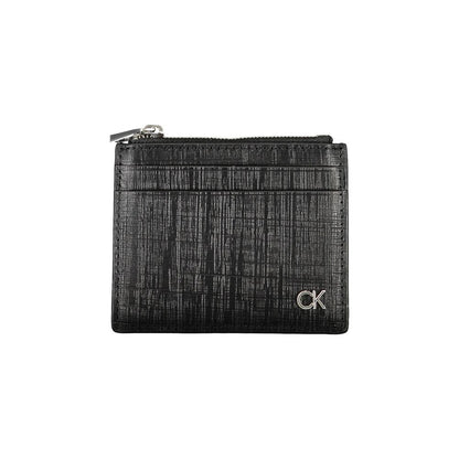 Cartera de piel negra