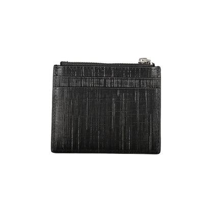 Cartera de piel negra
