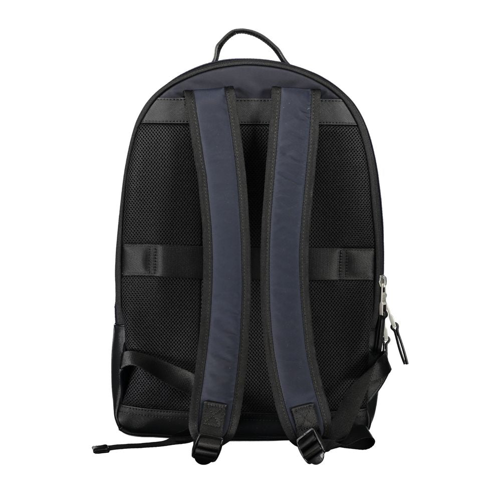 Mochila de poliéster azul