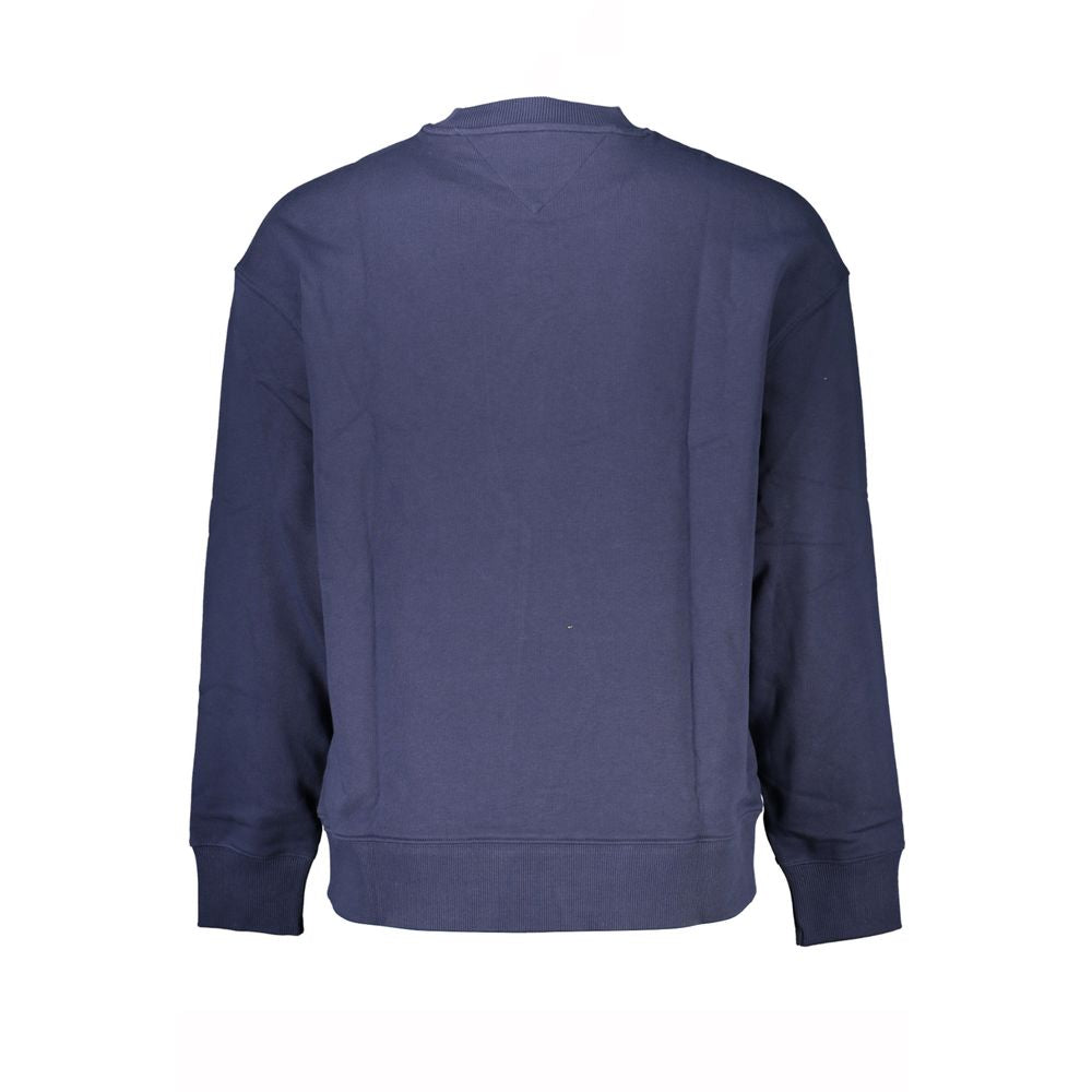 Jersey azul de algodón