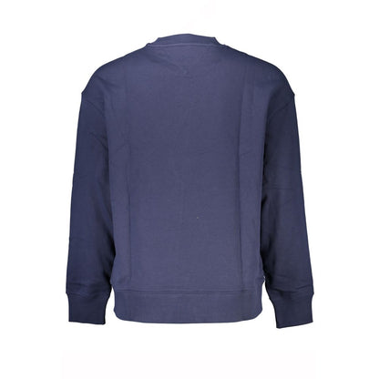Jersey azul de algodón