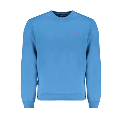 Jersey azul de algodón