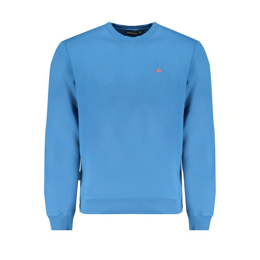 Jersey azul de algodón