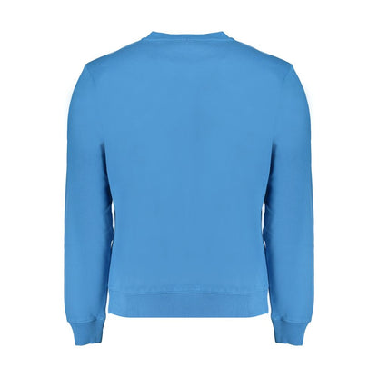 Jersey azul de algodón