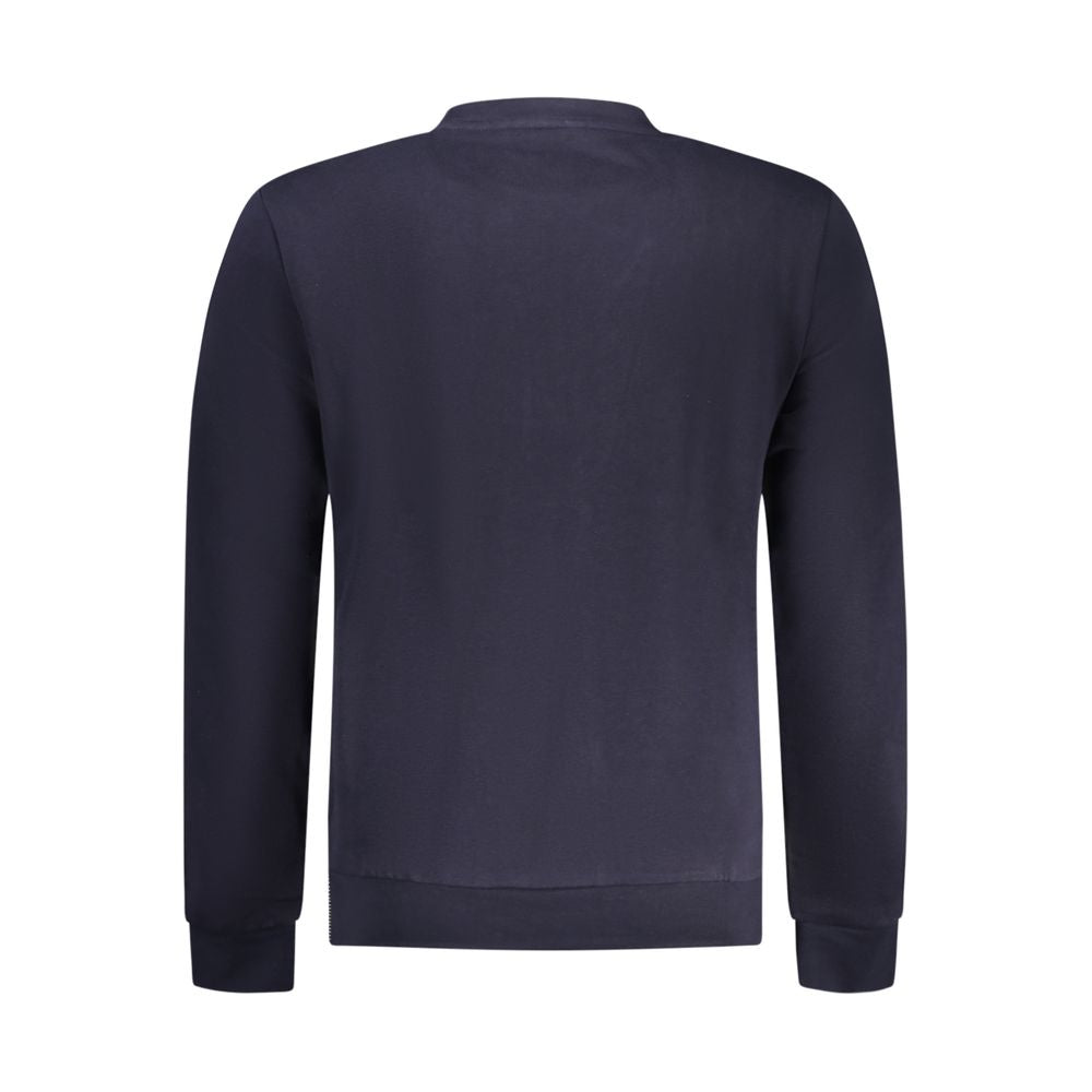 Jersey azul de algodón