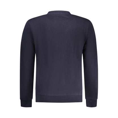Jersey azul de algodón