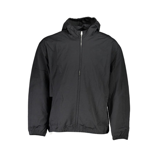 Chaqueta negra de algodón
