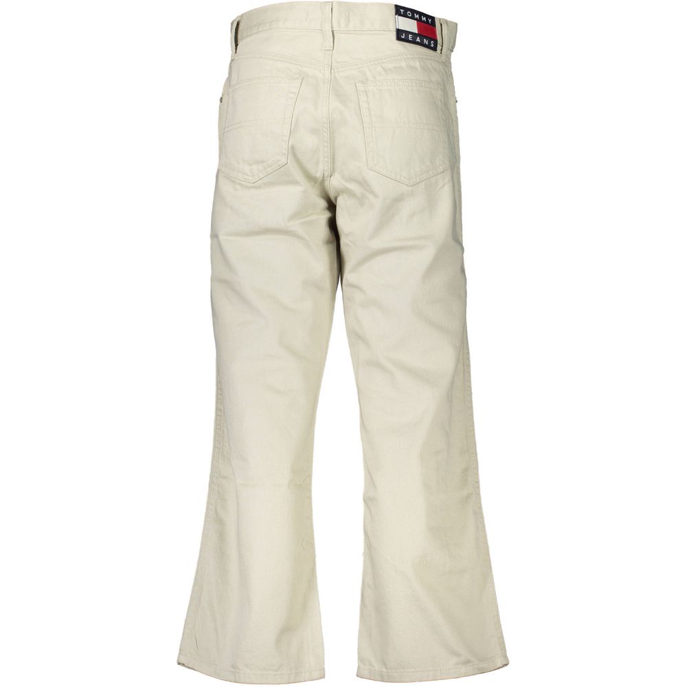Vaqueros y pantalones de algodón beige