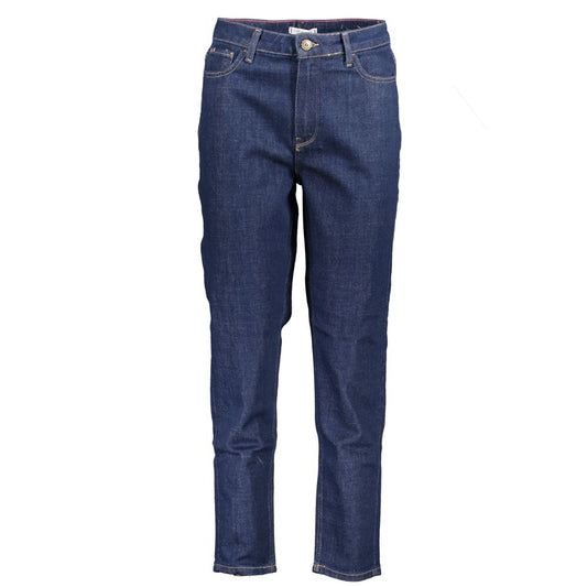 Pantalones y vaqueros de algodón azules