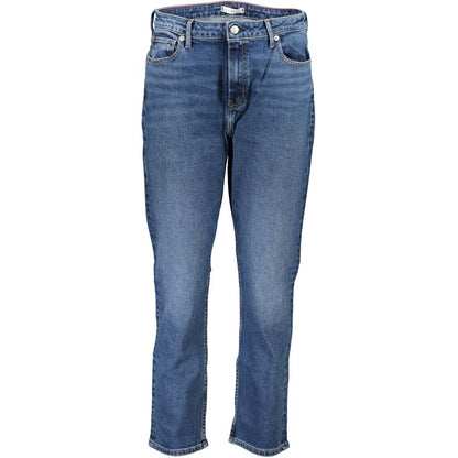 Pantalones y vaqueros de algodón azules