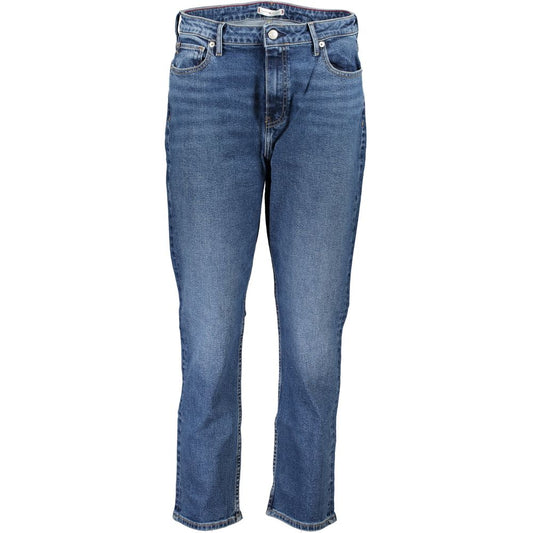 Pantalones y vaqueros de algodón azules