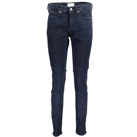 Pantalones y vaqueros de algodón azules