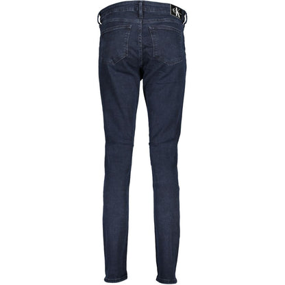 Pantalones y vaqueros de algodón azules