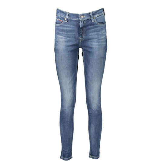 Pantalones y vaqueros de algodón azules
