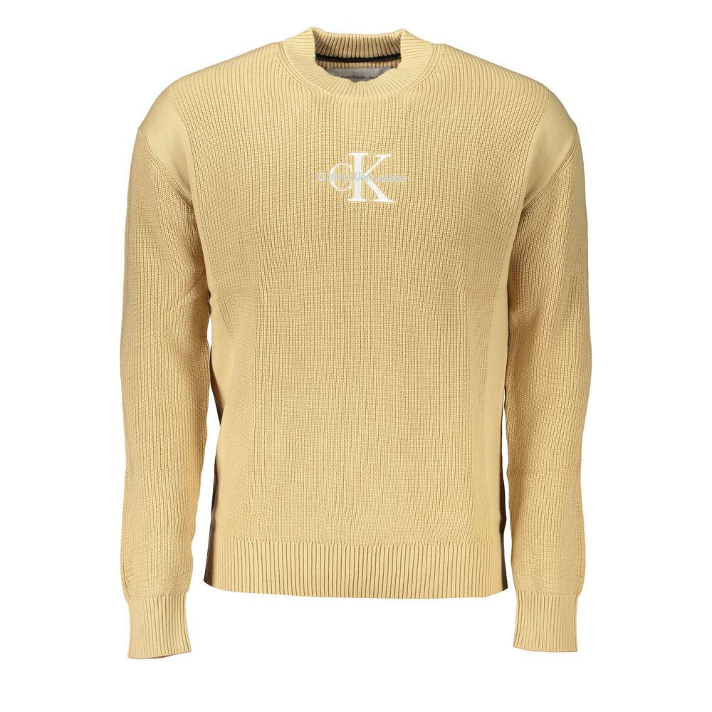 Jersey de algodón beige