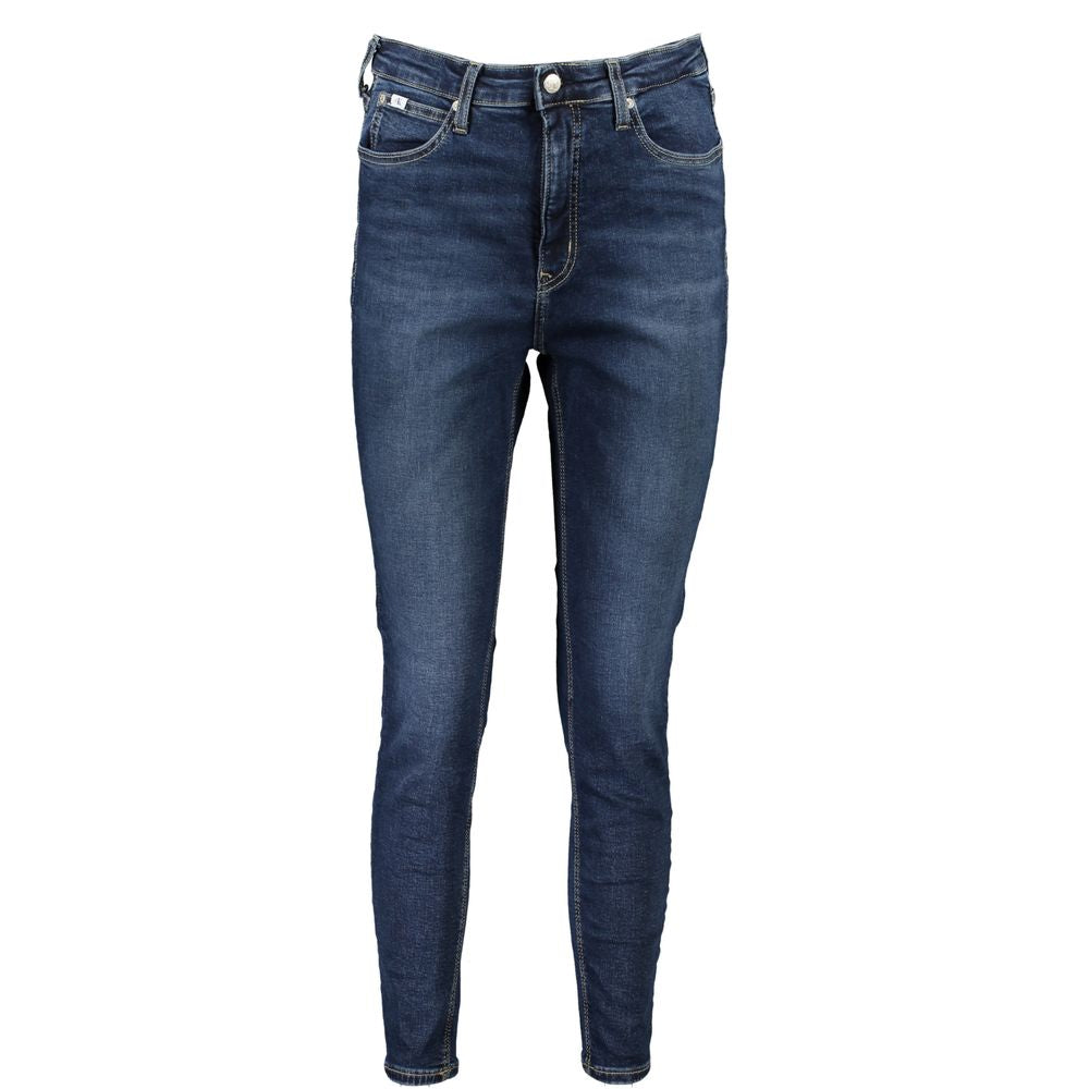 Pantalones y vaqueros de algodón azules