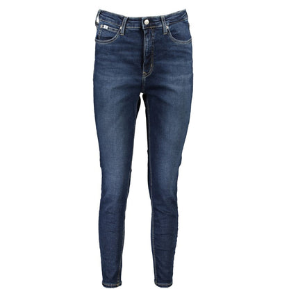 Pantalones y vaqueros de algodón azules
