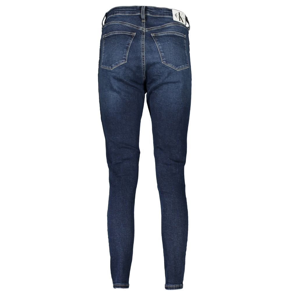 Pantalones y vaqueros de algodón azules