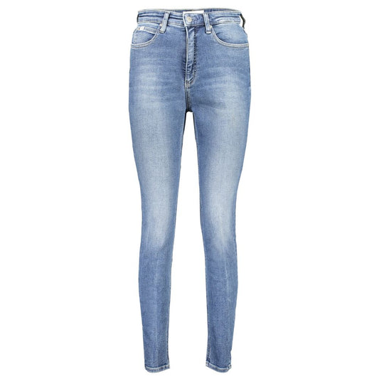 Pantalones y vaqueros de algodón azules