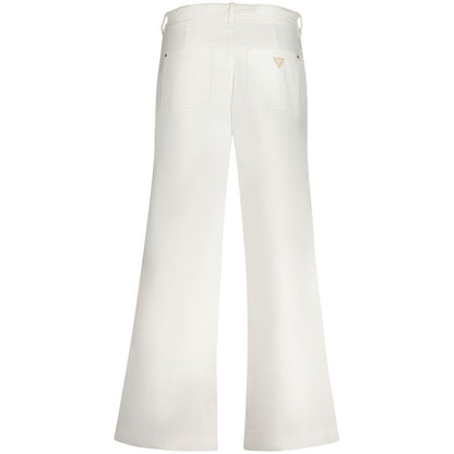 White Cotton Jeans & Pant