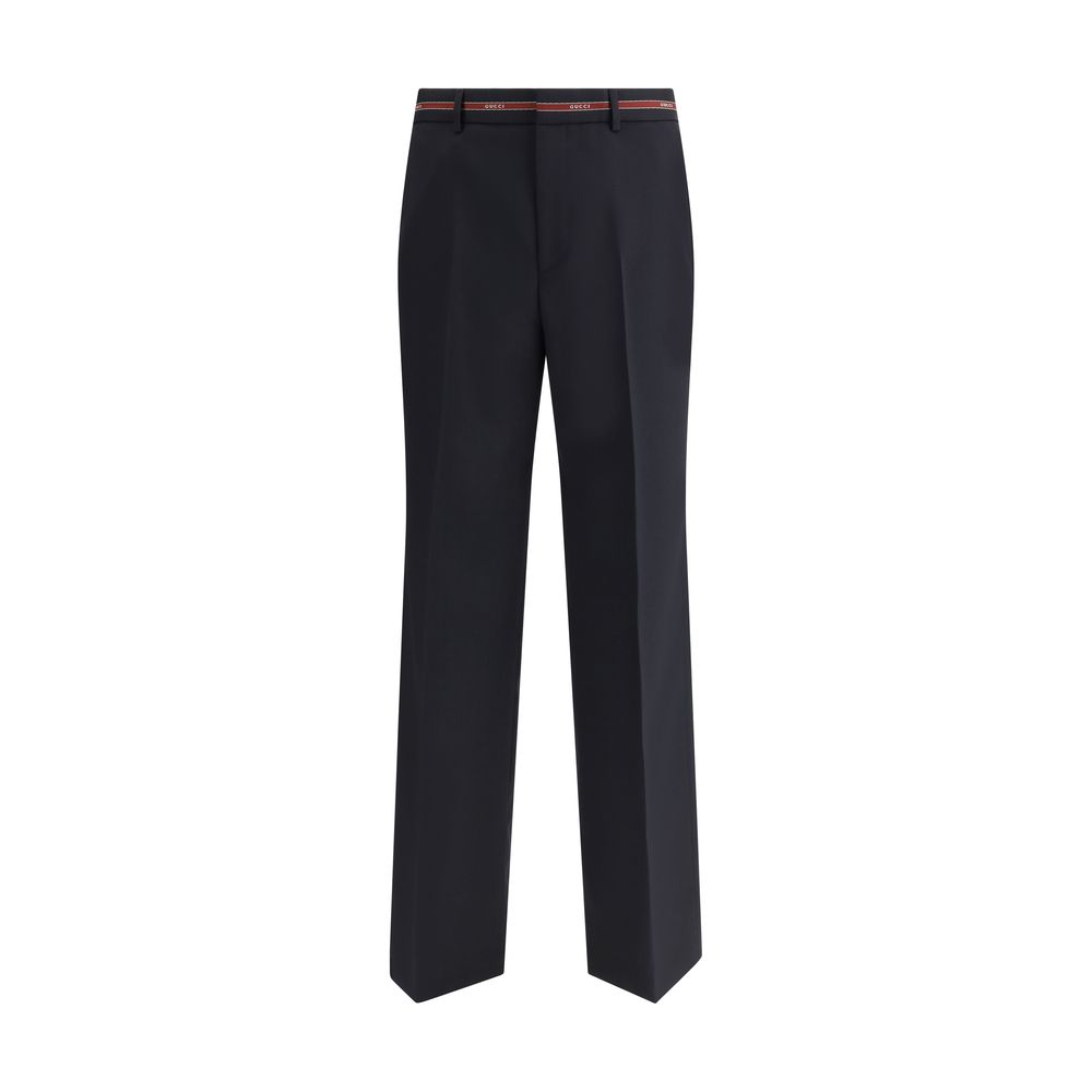 Selvedge detail Wool Pants
