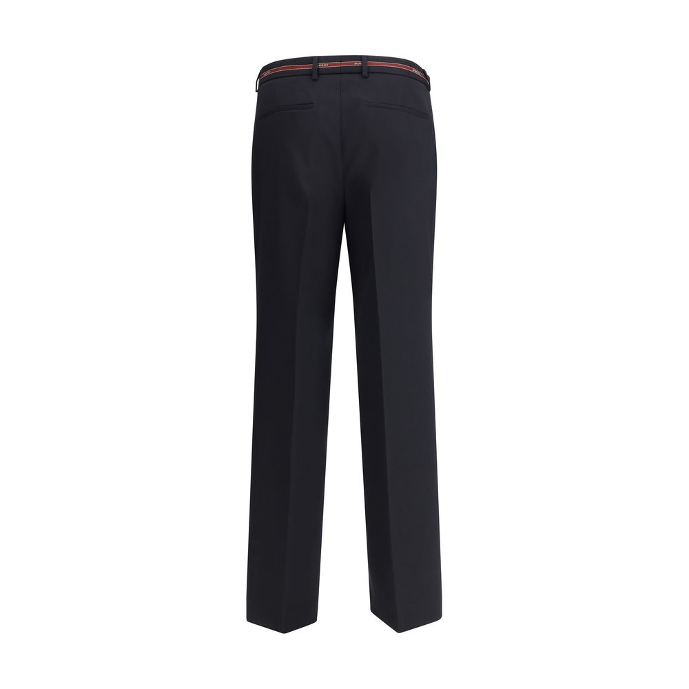 Selvedge detail Wool Pants