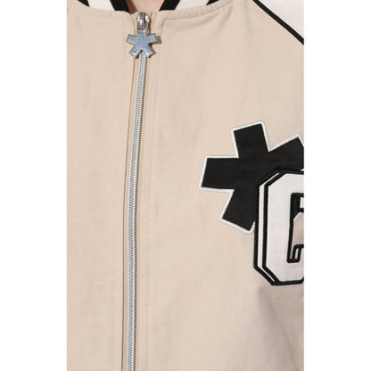 Beige Cotton Jackets & Coat