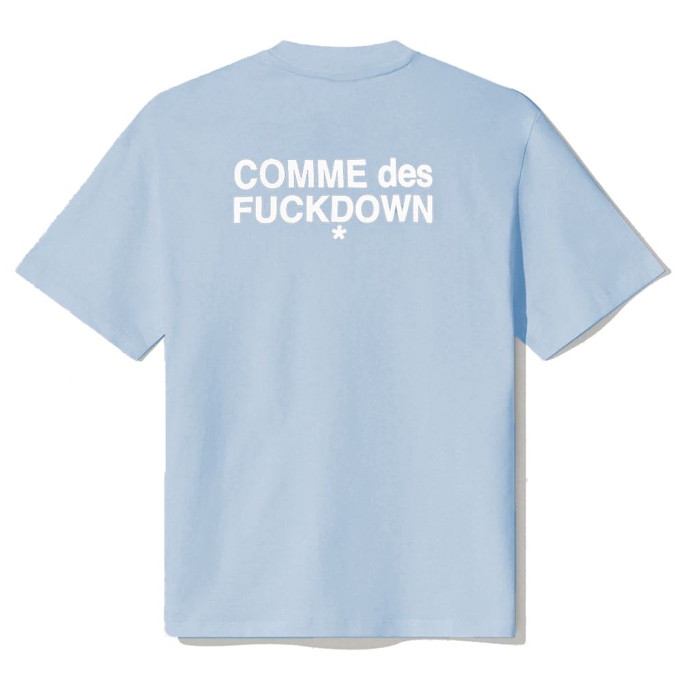 Blue Cotton Tops & T-Shirt