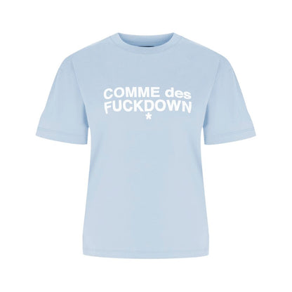 Blue Cotton Tops & T-Shirt