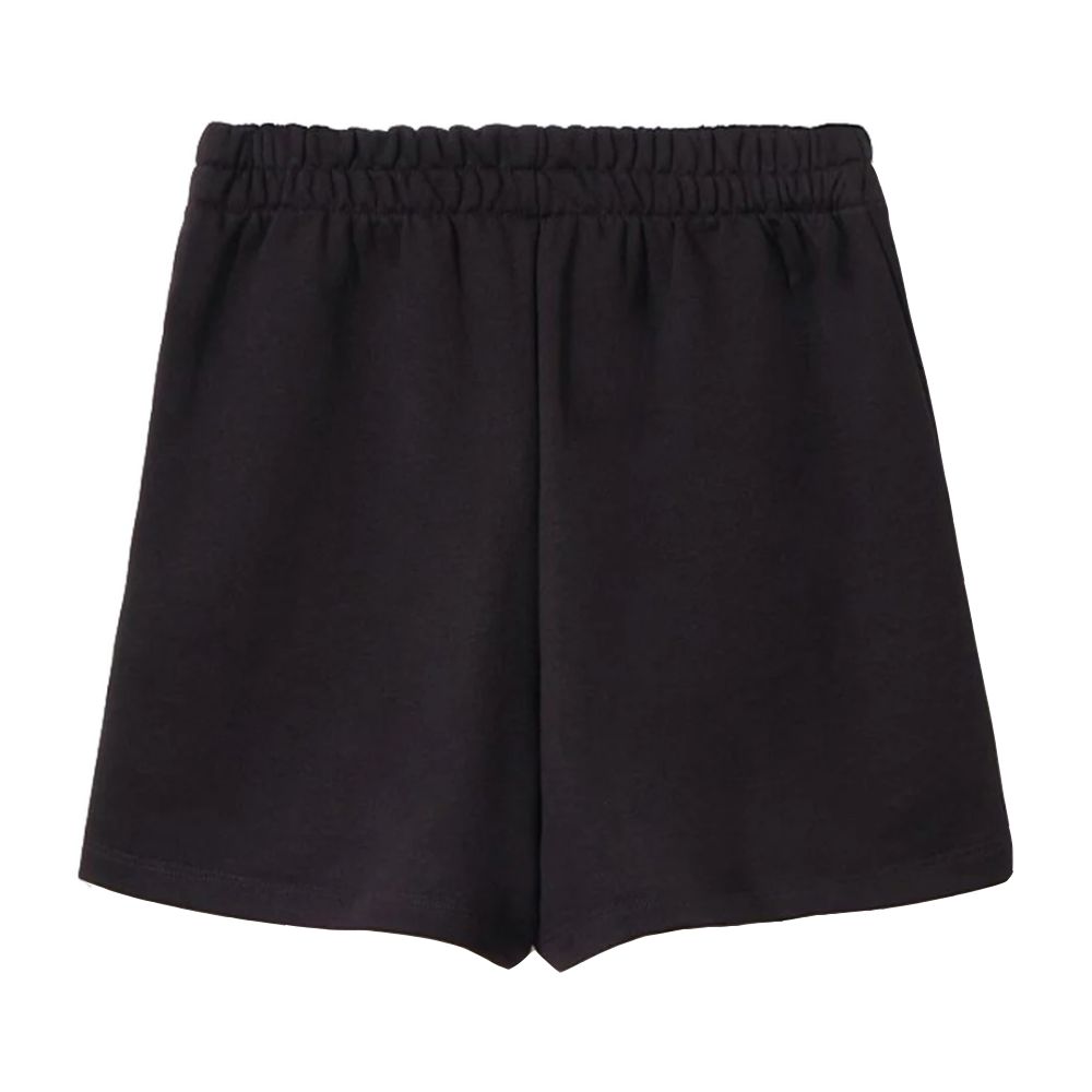 Short de algodón negro