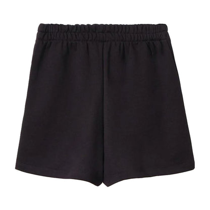 Short de algodón negro