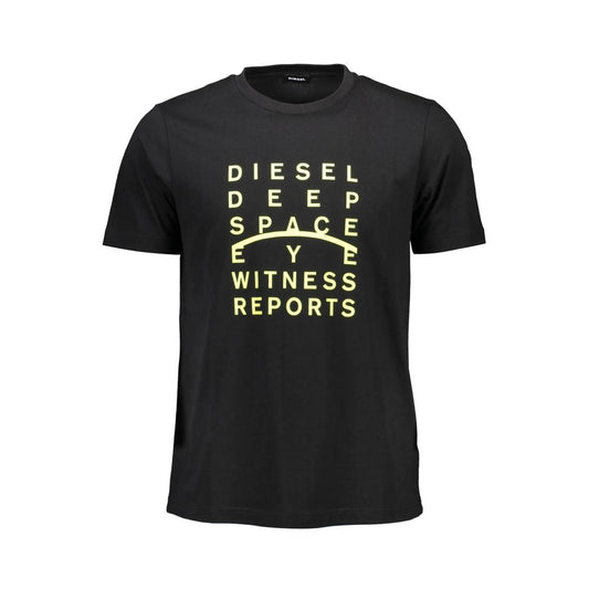 Black Cotton T-Shirt