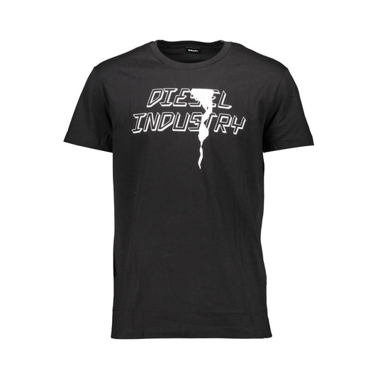 Black Cotton T-Shirt