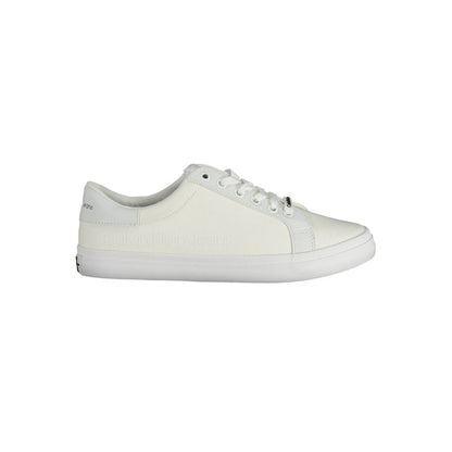 Zapatilla blanca de algodón