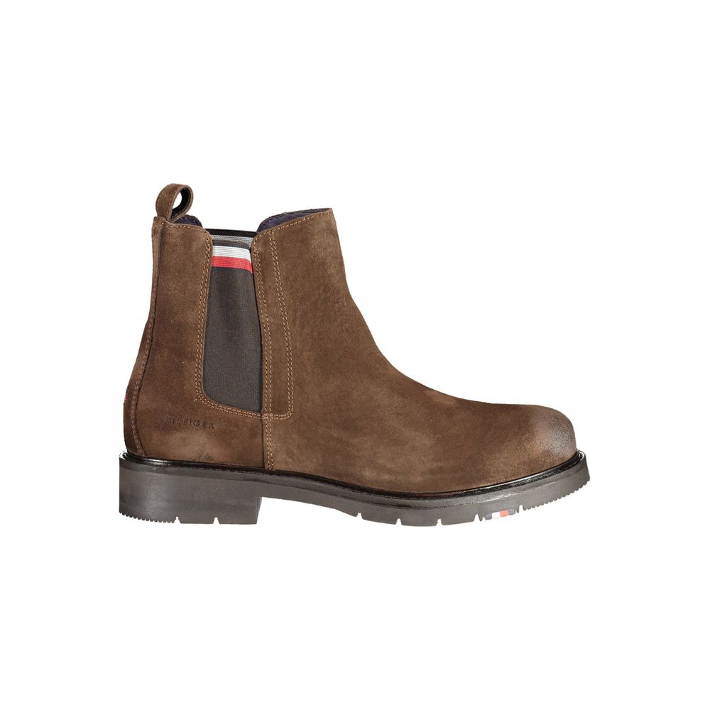 Bota de poliéster marrón