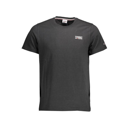 Camiseta negra de algodón
