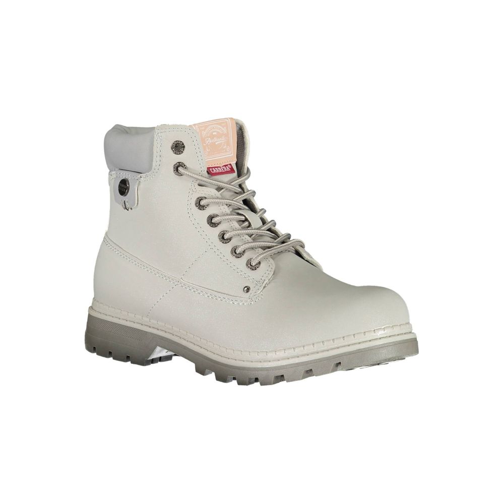 Gray Polyester Boot
