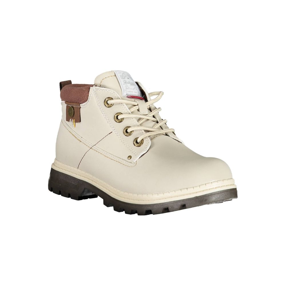 Gray Polyester Boot