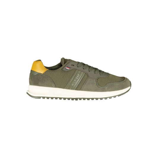 Green Polyester Sneaker